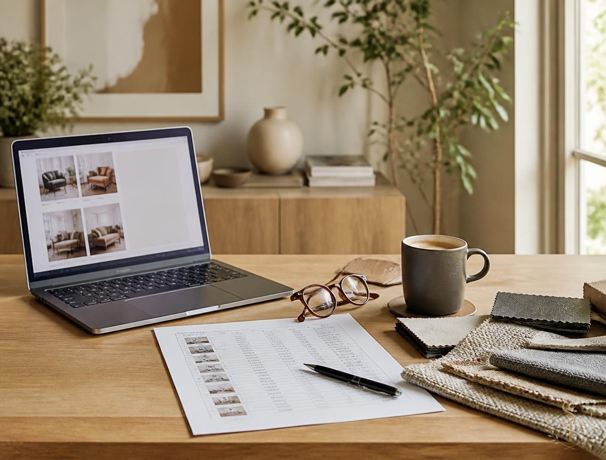 Placing custom furnishing orders with trusted vendors